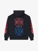 MANTO hoodie Ivo Fighters oversize- black